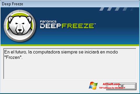 Képernyőkép Deep Freeze Windows 7