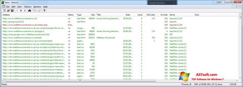 Képernyőkép Xenu Windows 7