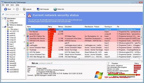 Képernyőkép Security Task Manager Windows 7