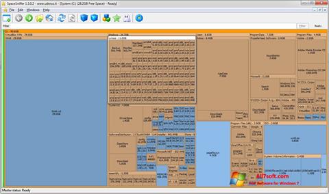 Képernyőkép SpaceSniffer Windows 7
