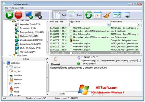 Képernyőkép Keylogger Windows 7