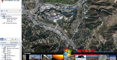 Képernyőkép Google Earth Pro Windows 7
