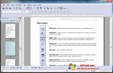 Képernyőkép Infix PDF Editor Windows 7
