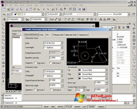 Képernyőkép ZWCAD Windows 7