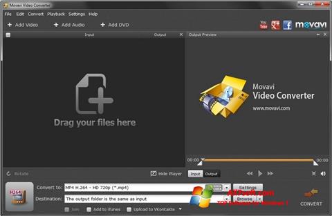 Képernyőkép Movavi Video Converter Windows 7