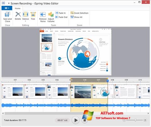 Képernyőkép iSpring Free Windows 7