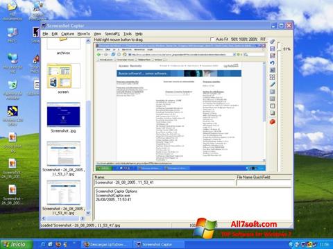 Képernyőkép Screenshot Captor Windows 7