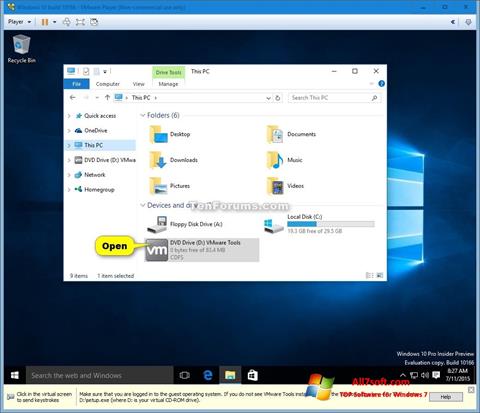 Képernyőkép Virtual CD Windows 7