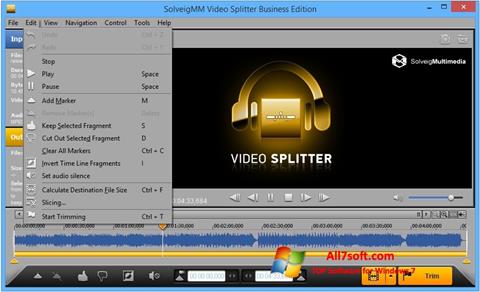 Képernyőkép SolveigMM Video Splitter Windows 7
