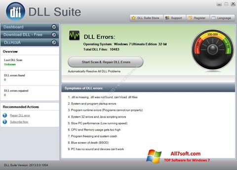 Képernyőkép DLL Suite Windows 7