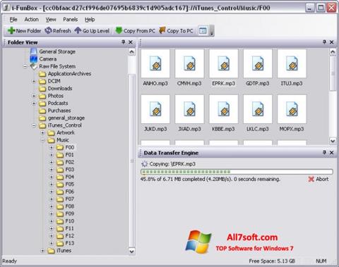 Képernyőkép iFunBox Windows 7