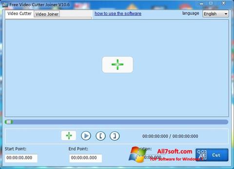 Képernyőkép Free Video Cutter Windows 7
