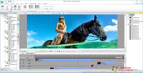 Képernyőkép VSDC Free Video Editor Windows 7