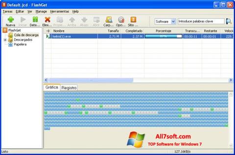 Képernyőkép FlashGet Windows 7