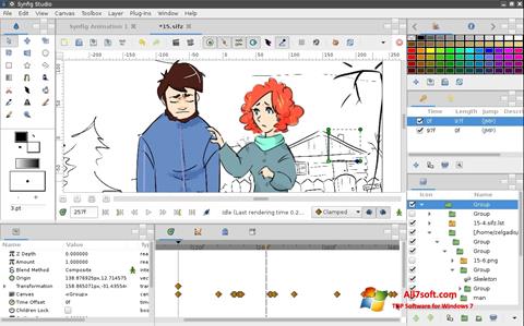 Képernyőkép Synfig Studio Windows 7